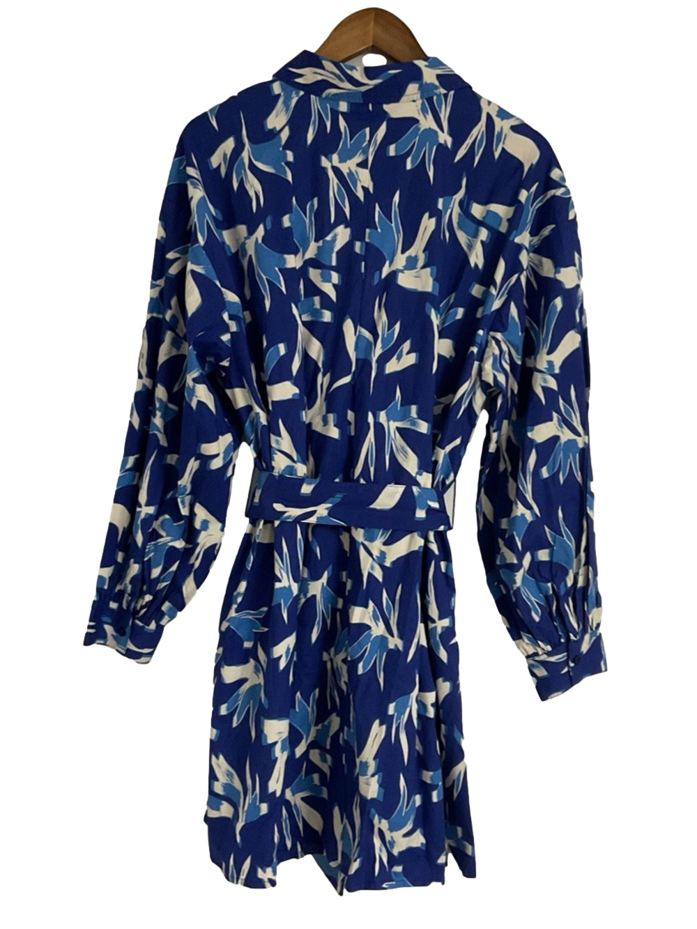 Scoop Women's Balloon Sleeve Poplin Shirtdress with Pockets Size XL - Picture 3 of 6